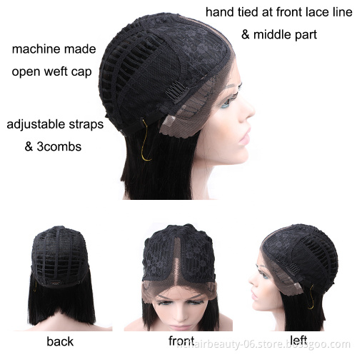 New Arrival T Part Lace Wig Machine Made Human Hair Wigs Deep Middle Part Brazilian Body Wave Human Hair Lace Front Wigs